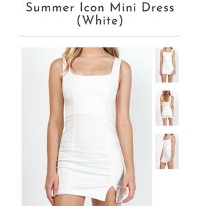 Chic White Mini Dress